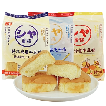 本垒特浓鸡蛋牛乳味蛋糕代餐早餐面包糕点下午茶休闲小吃零食338g