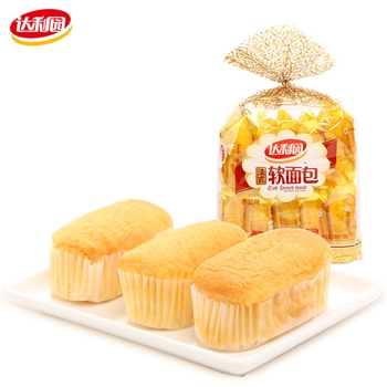 【达利园法式软面包200g/袋】糕点零食小食品面包休闲小吃