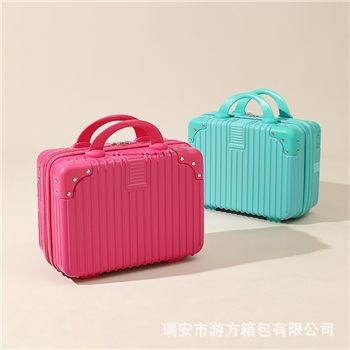 手提箱旅行箱行李箱女小型便捷轻便14寸可爱迷你化妆箱子收纳包