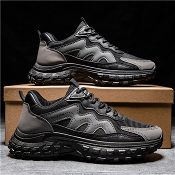 时尚休闲老爹鞋厚底潮流百搭男士休闲单鞋四季款舒适透气运动男鞋